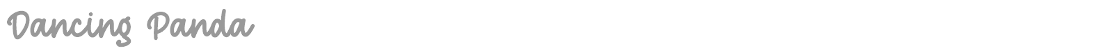Dancing Panda font preview